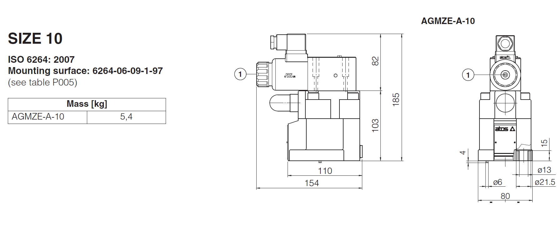AGMZE-A - Proportional Relief Valve